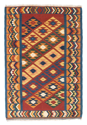 Tapis Kelim - Oriental - 152 x 98 cm - rouille