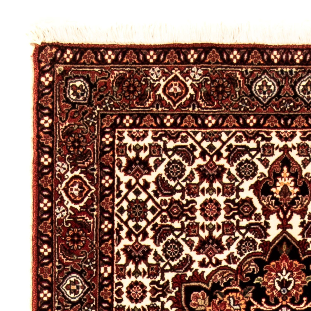 Tapis de couloir Tapis persan - Bidjar - 248 x 70 cm - beige