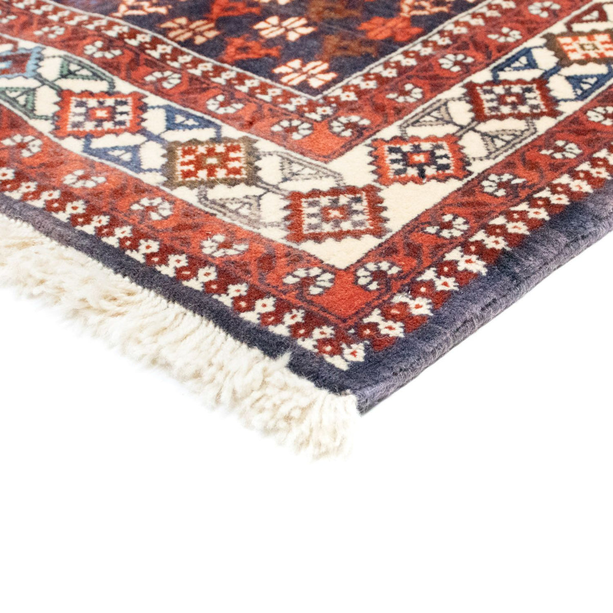 Tapis persan - Nomadic - 225 x 150 cm - rouge