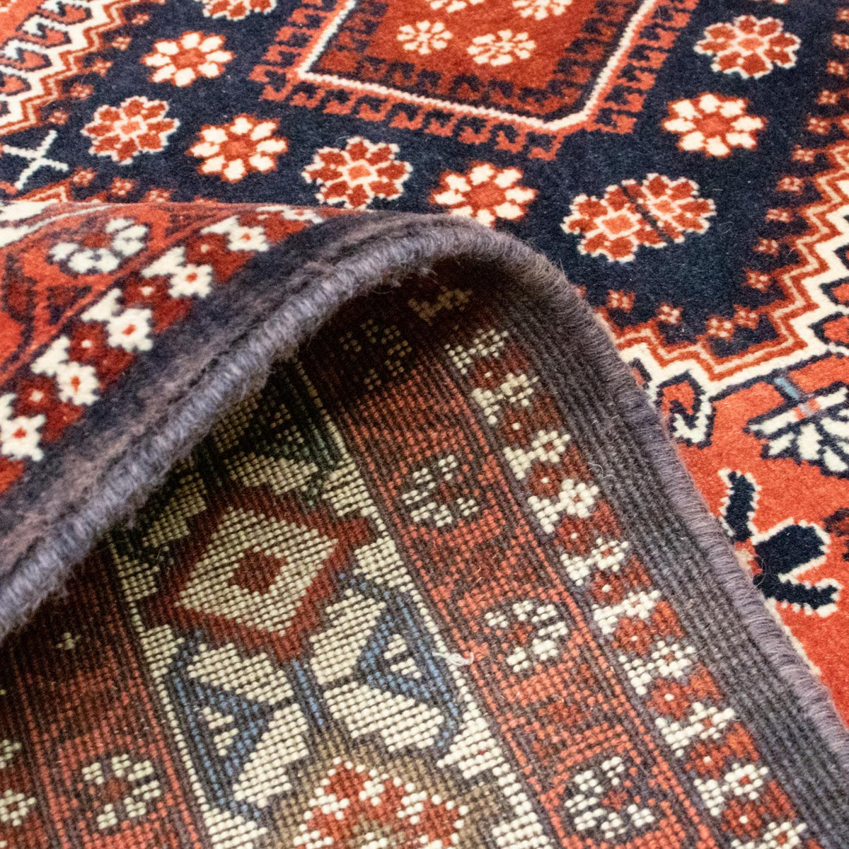 Tapis persan - Nomadic - 225 x 150 cm - rouge