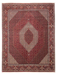Tapis persan - Bidjar - 297 x 250 cm - rouge foncé