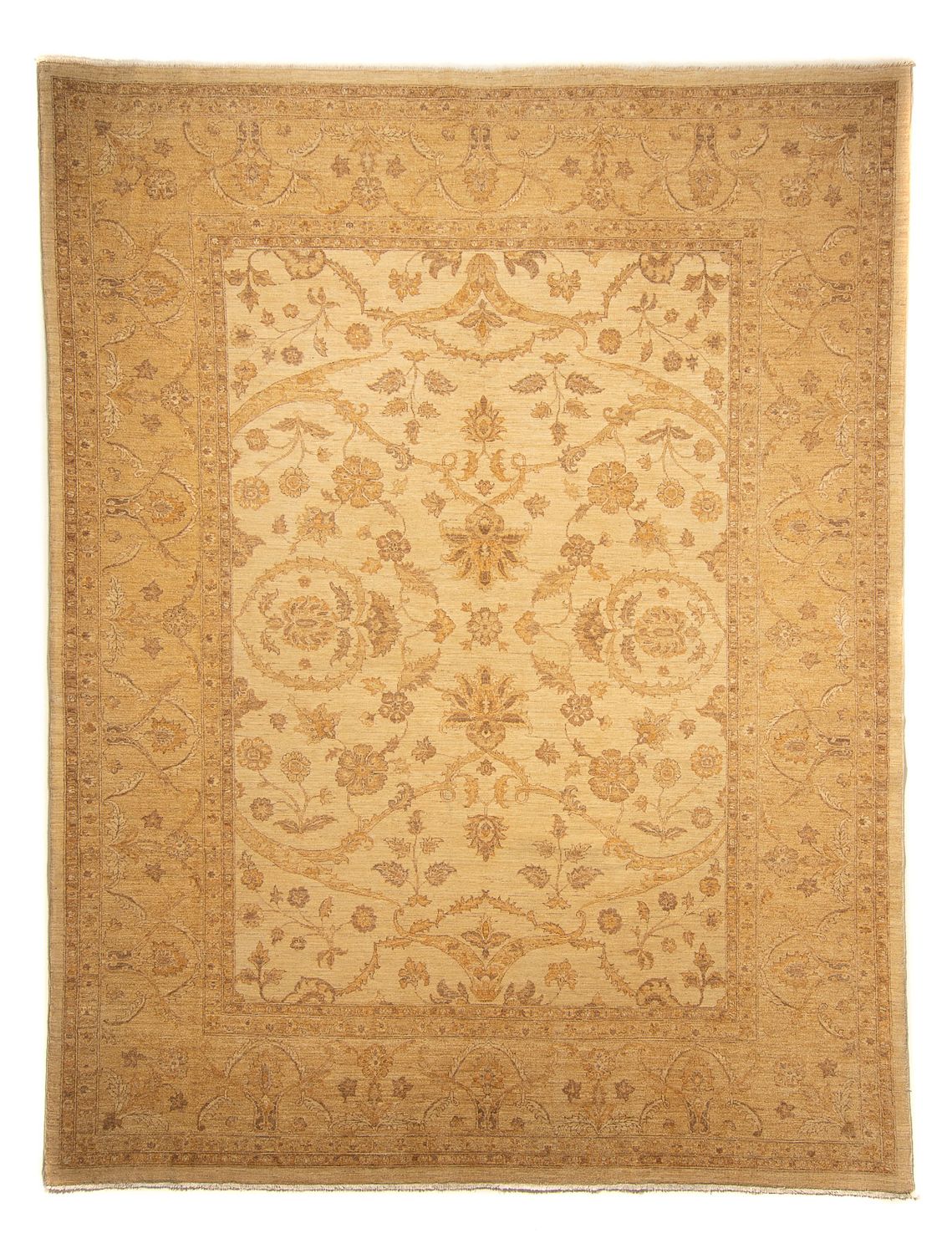 Tapis Ziegler - 364 x 280 cm - marron clair