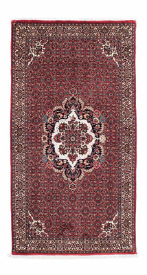 Tapis de couloir Tapis persan - Bidjar - 190 x 100 cm - rouge