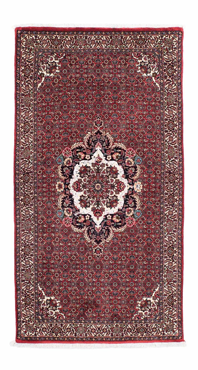 Tapis de couloir Tapis persan - Bidjar - 190 x 100 cm - rouge