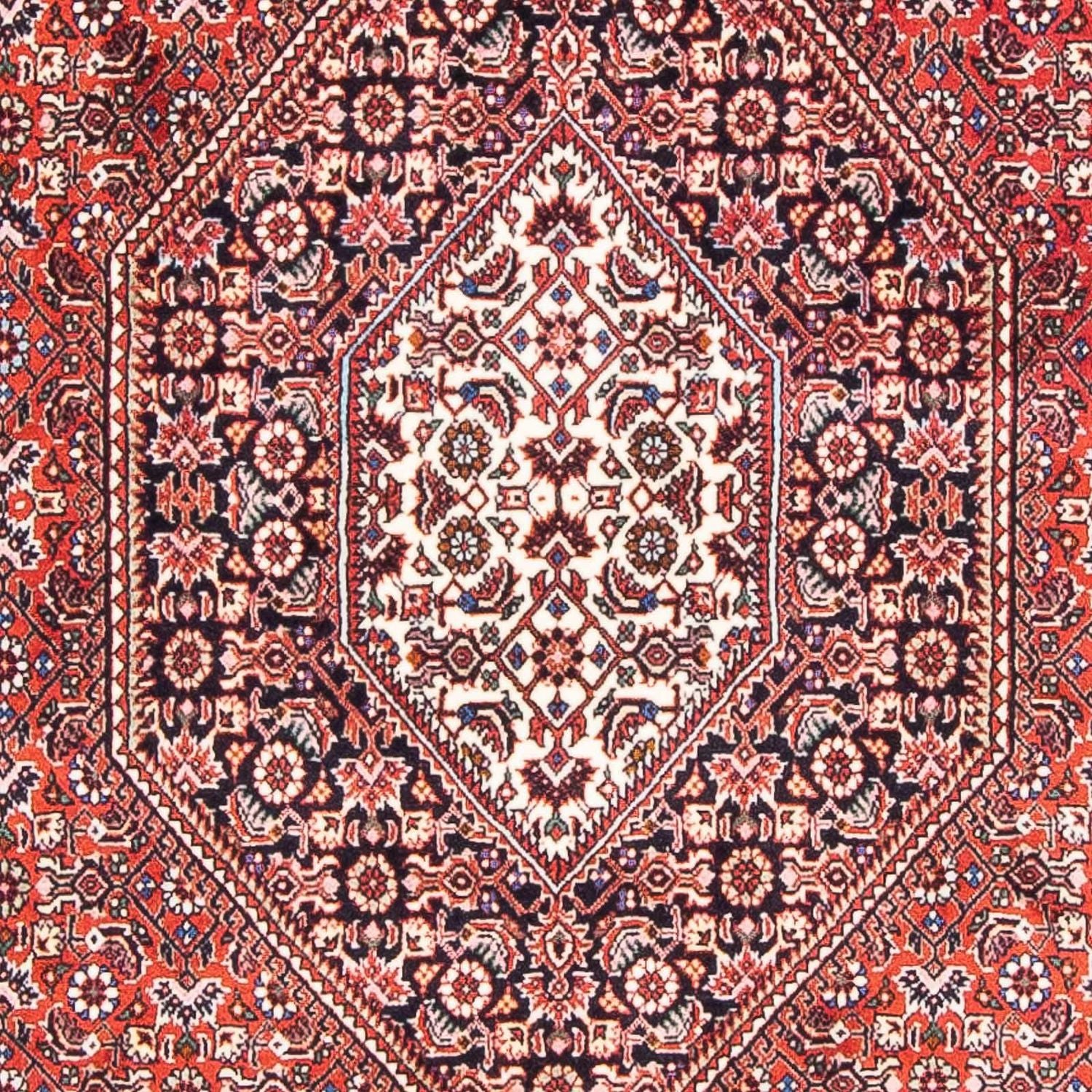 Tapis persan - Bidjar - 170 x 110 cm - rouge clair