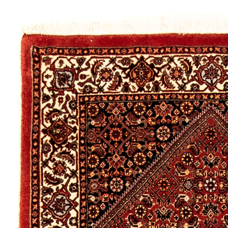 Tapis de couloir Tapis persan - Bidjar - 277 x 80 cm - rouge foncé