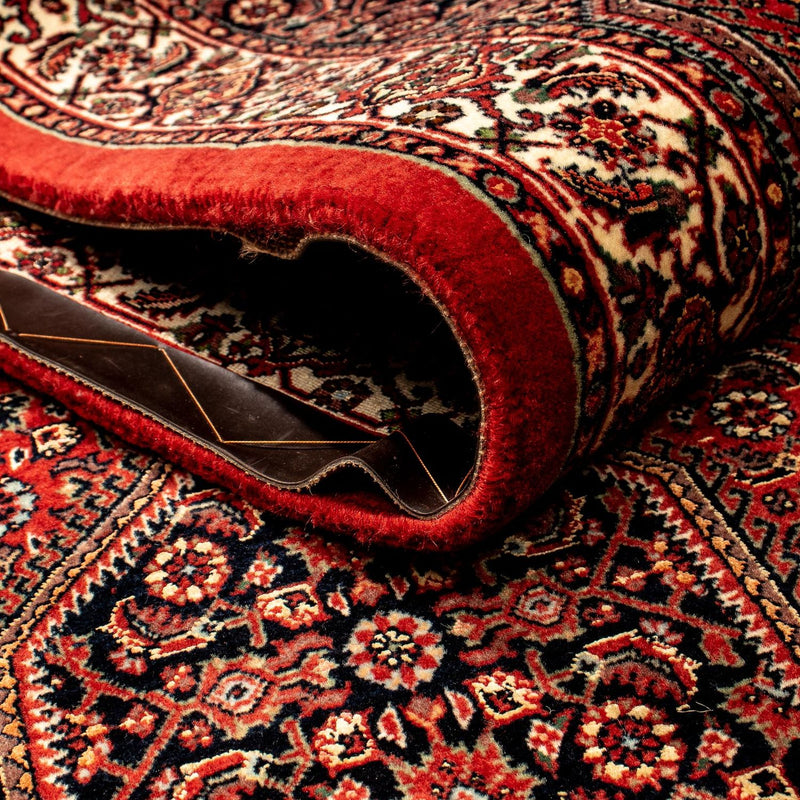 Tapis de couloir Tapis persan - Bidjar - 277 x 80 cm - rouge foncé
