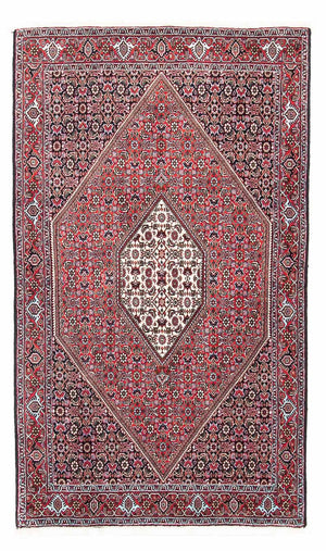 Tapis persan - Bidjar - 169 x 106 cm - rouge clair