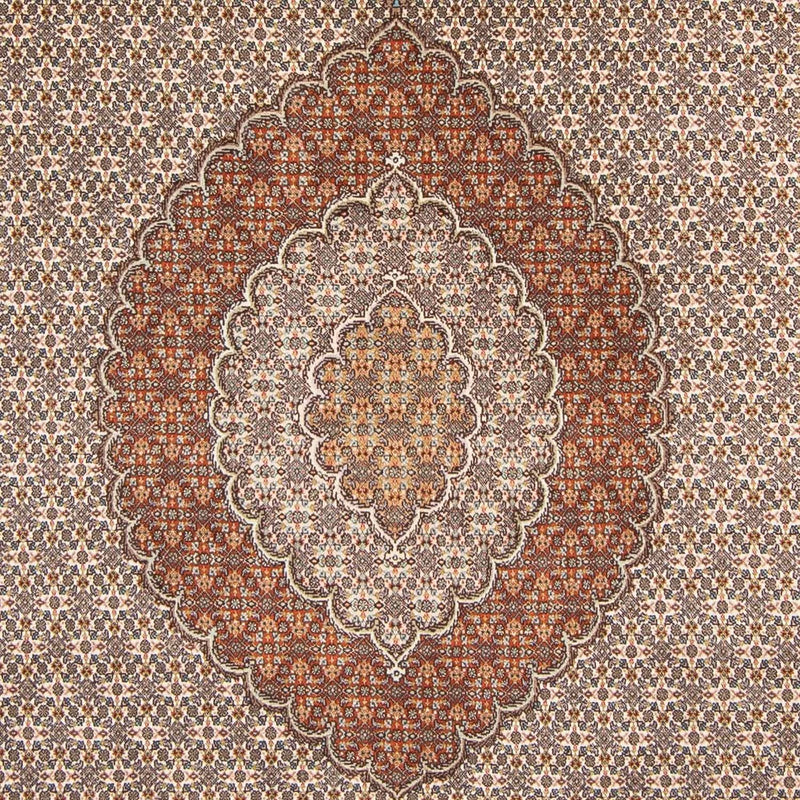 Tapis persan - Tabriz - 312 x 196 cm - marron clair