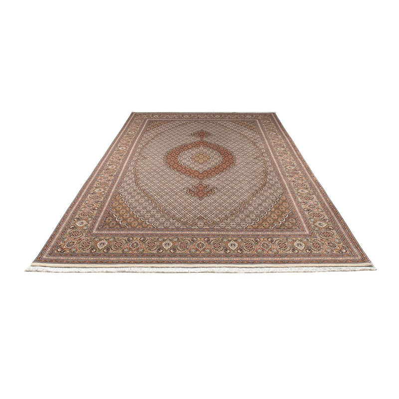 Tapis persan - Tabriz - 312 x 196 cm - marron clair