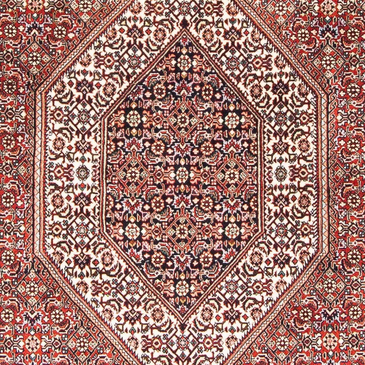 Tapis de couloir Tapis persan - Bidjar - 178 x 107 cm - rouge clair