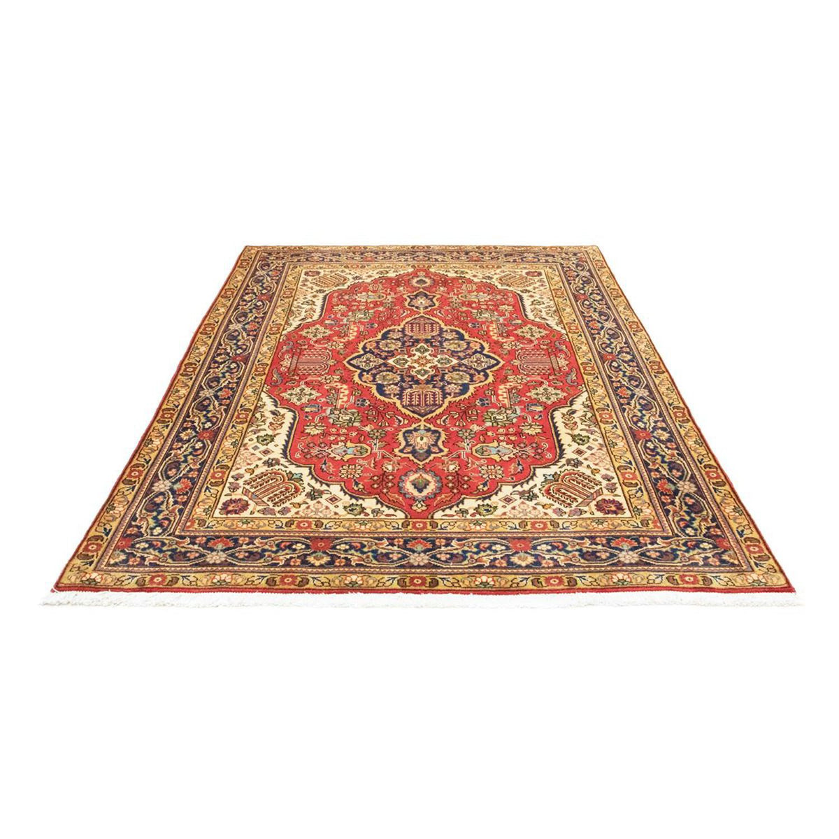 Tapis persan - Tabriz - Royal - 217 x 152 cm - rouge