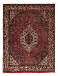 Tapis persan - Bidjar - 259 x 201 cm - rouge foncé