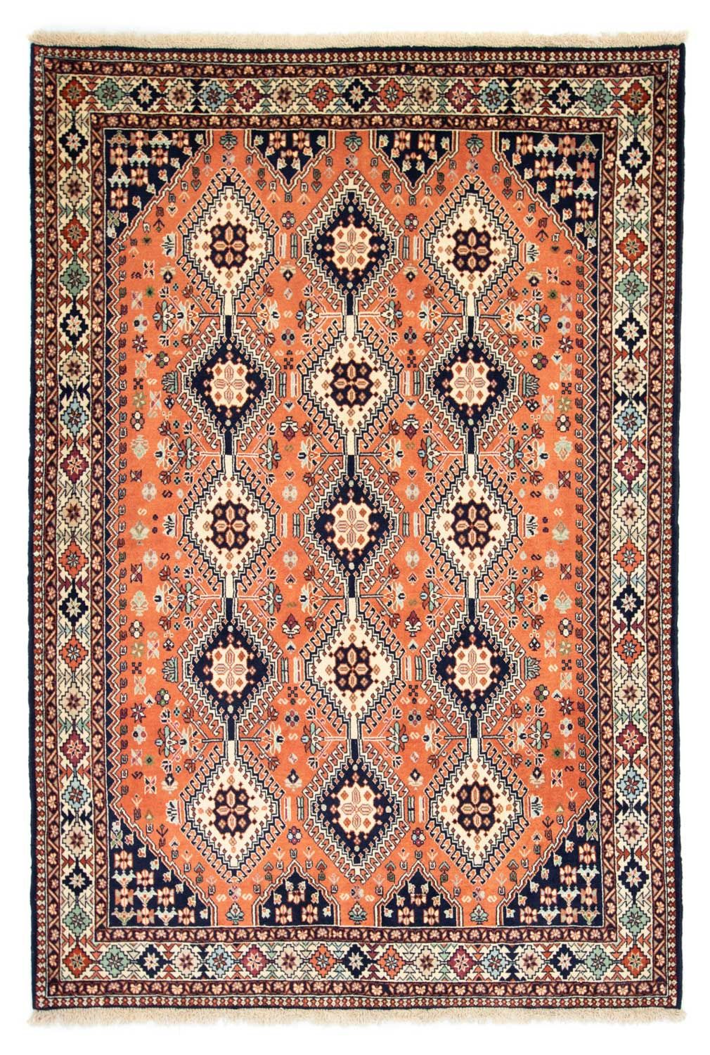 Tapis persan - Nomadic - 226 x 155 cm - saumon