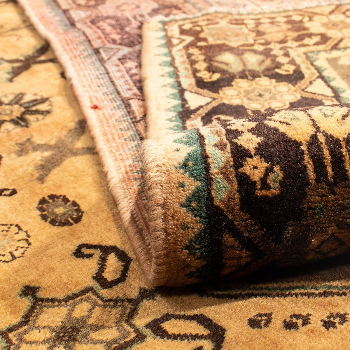 Tapis persan - Nomadic - 300 x 207 cm - marron