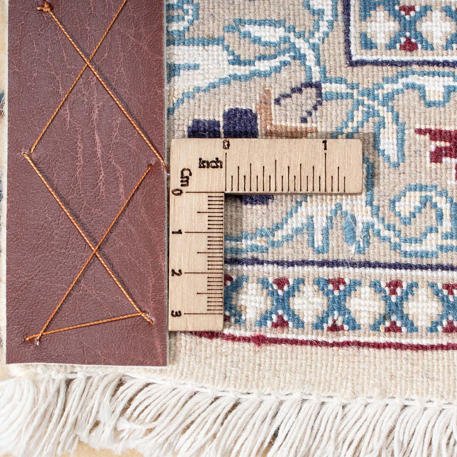 Tapis persan - Nain - Premium - 303 x 199 cm - beige