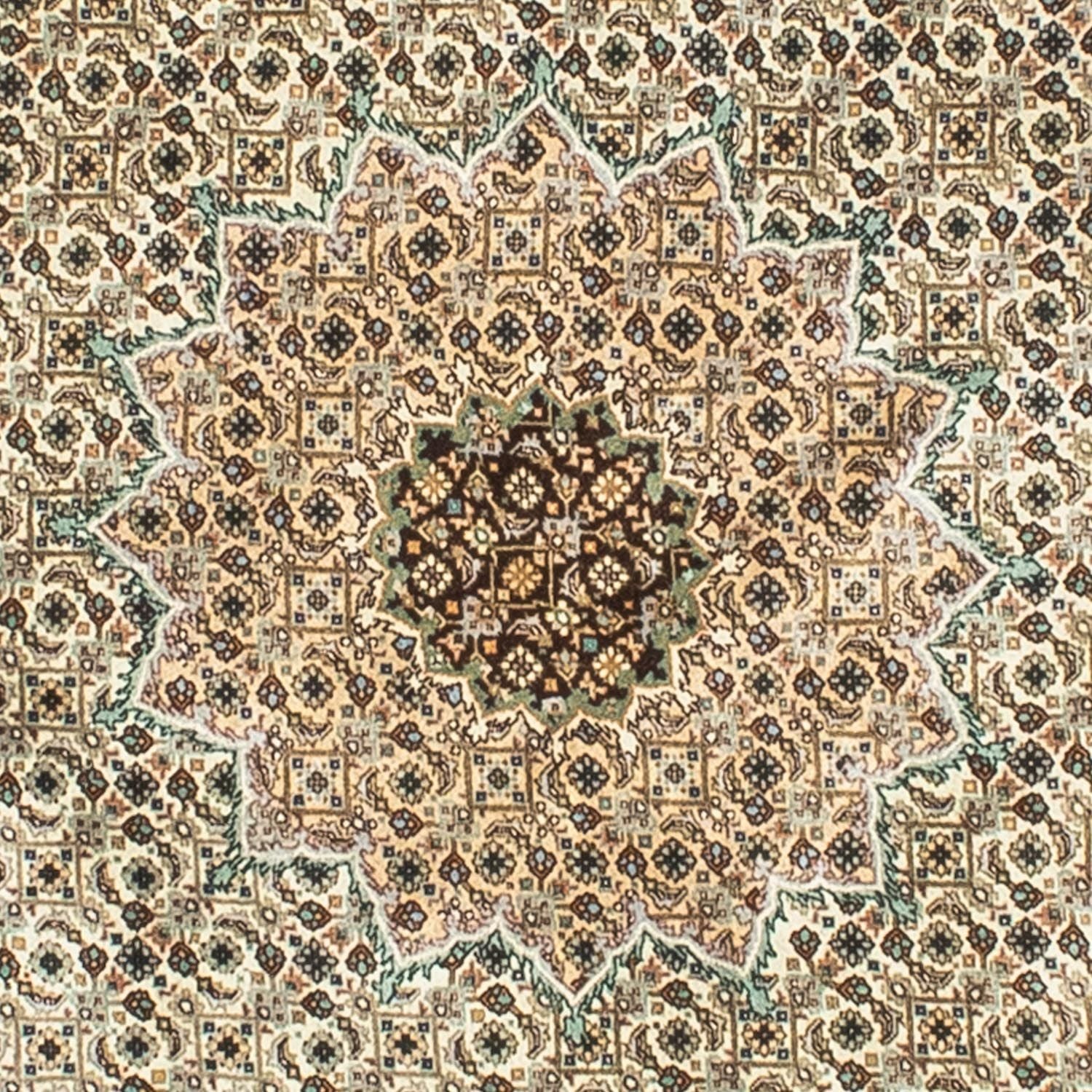 Tapis persan - Tabriz - Royal ronde  - 195 x 195 cm - beige