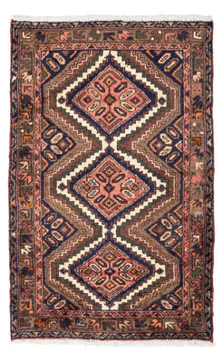 Tapis persan - Nomadic - 120 x 73 cm - rouge clair