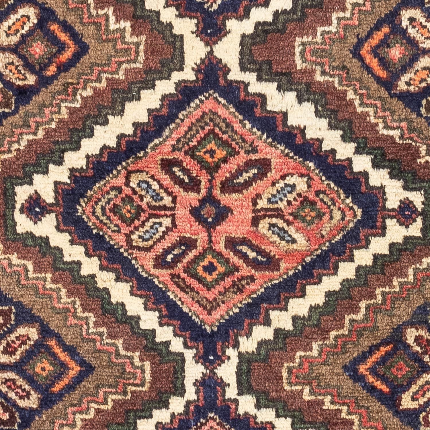 Tapis persan - Nomadic - 120 x 73 cm - rouge clair