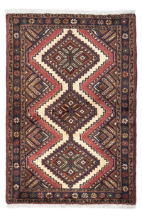 Tapis persan - Nomadic - 112 x 76 cm - rouge