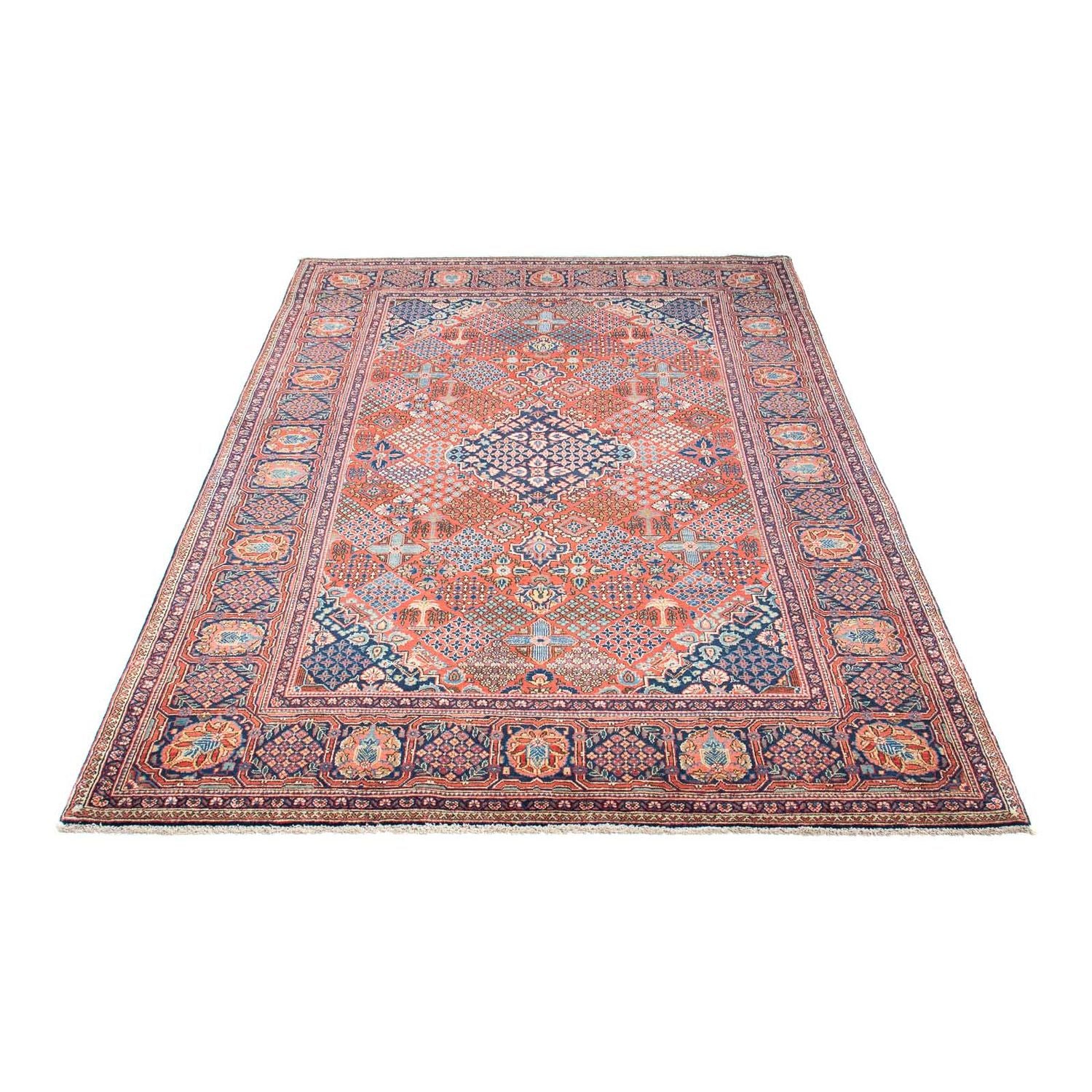 Tapis persan - Keshan - 207 x 130 cm - marron
