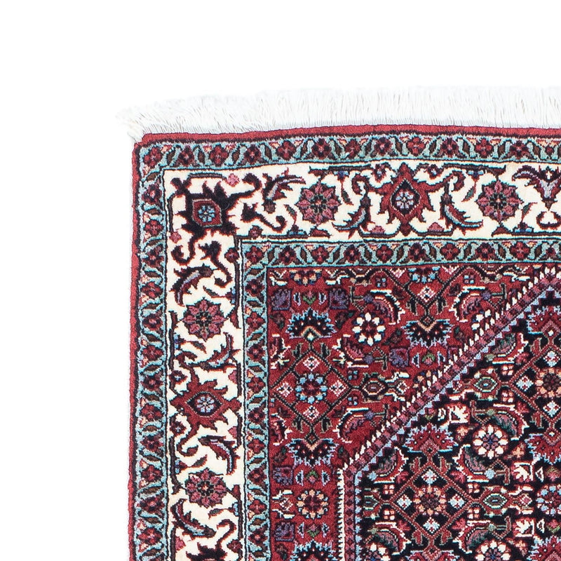 Tapis de couloir Tapis persan - Bidjar - 198 x 73 cm - rouge foncé