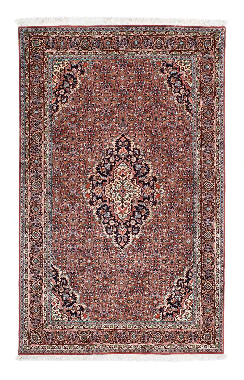 Tapis persan - Bidjar - 210 x 130 cm - rouge clair