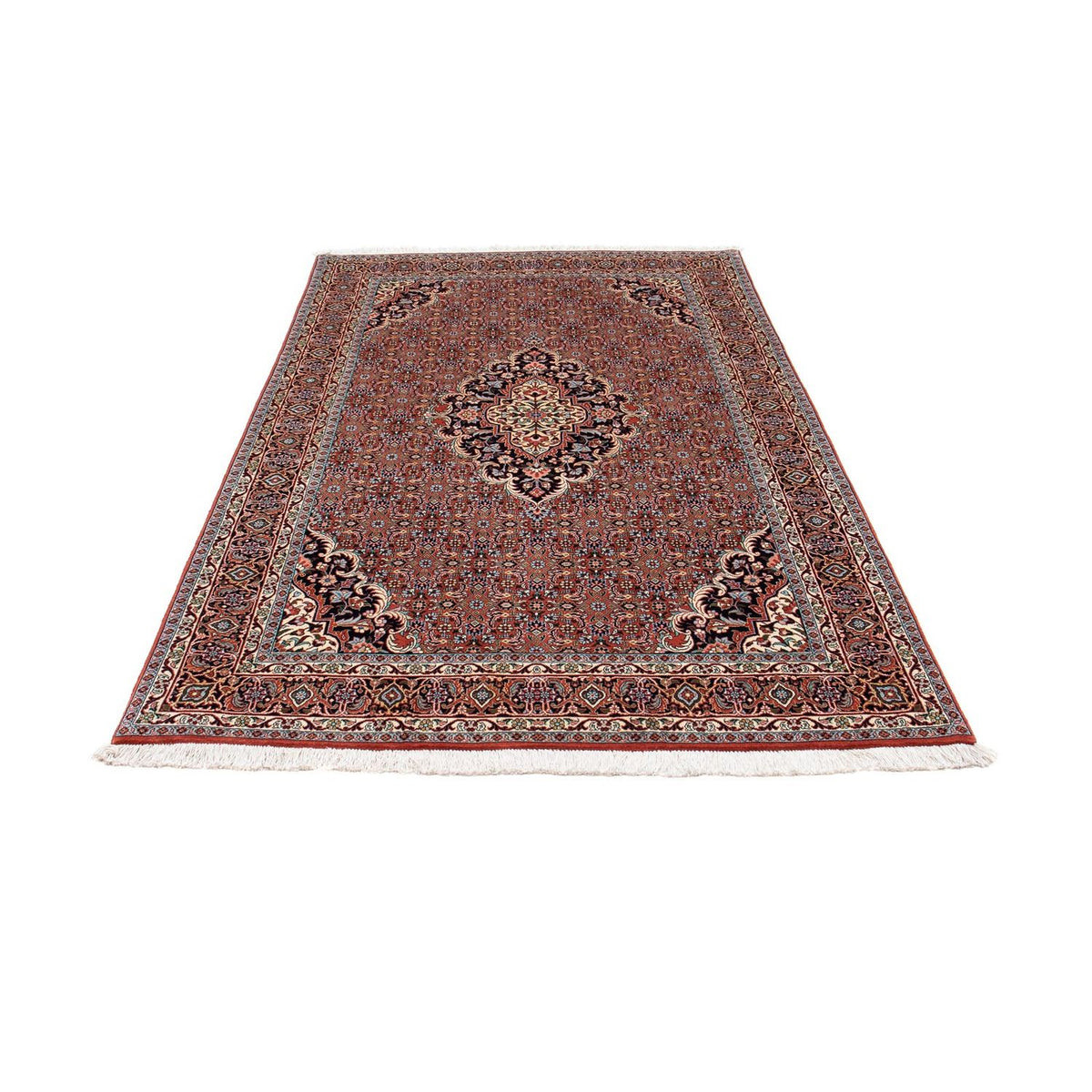 Tapis persan - Bidjar - 210 x 130 cm - rouge clair