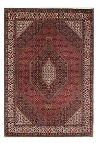 Tapis persan - Bidjar - 232 x 168 cm - rouge foncé