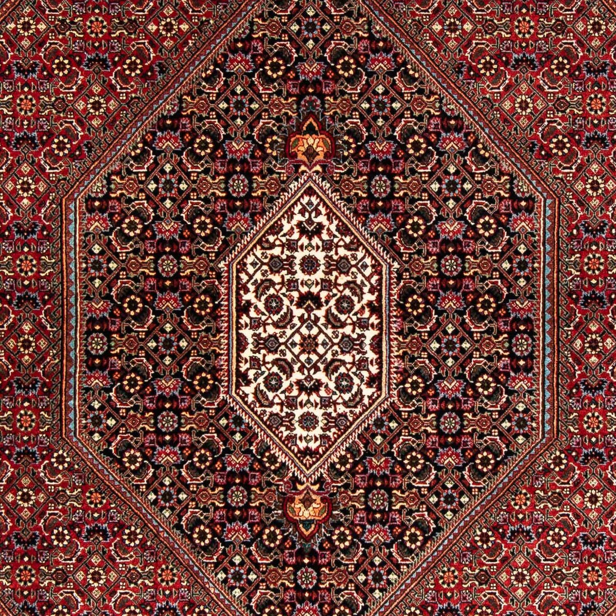 Tapis persan - Bidjar - 232 x 168 cm - rouge foncé