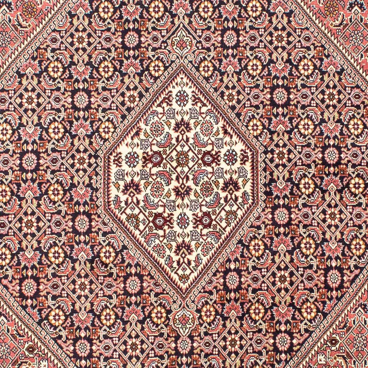 Tapis persan - Bidjar - 246 x 168 cm - rouge clair