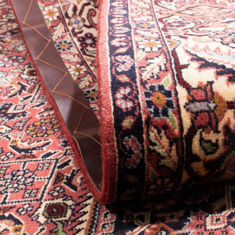 Tapis persan - Bidjar - 246 x 168 cm - rouge clair