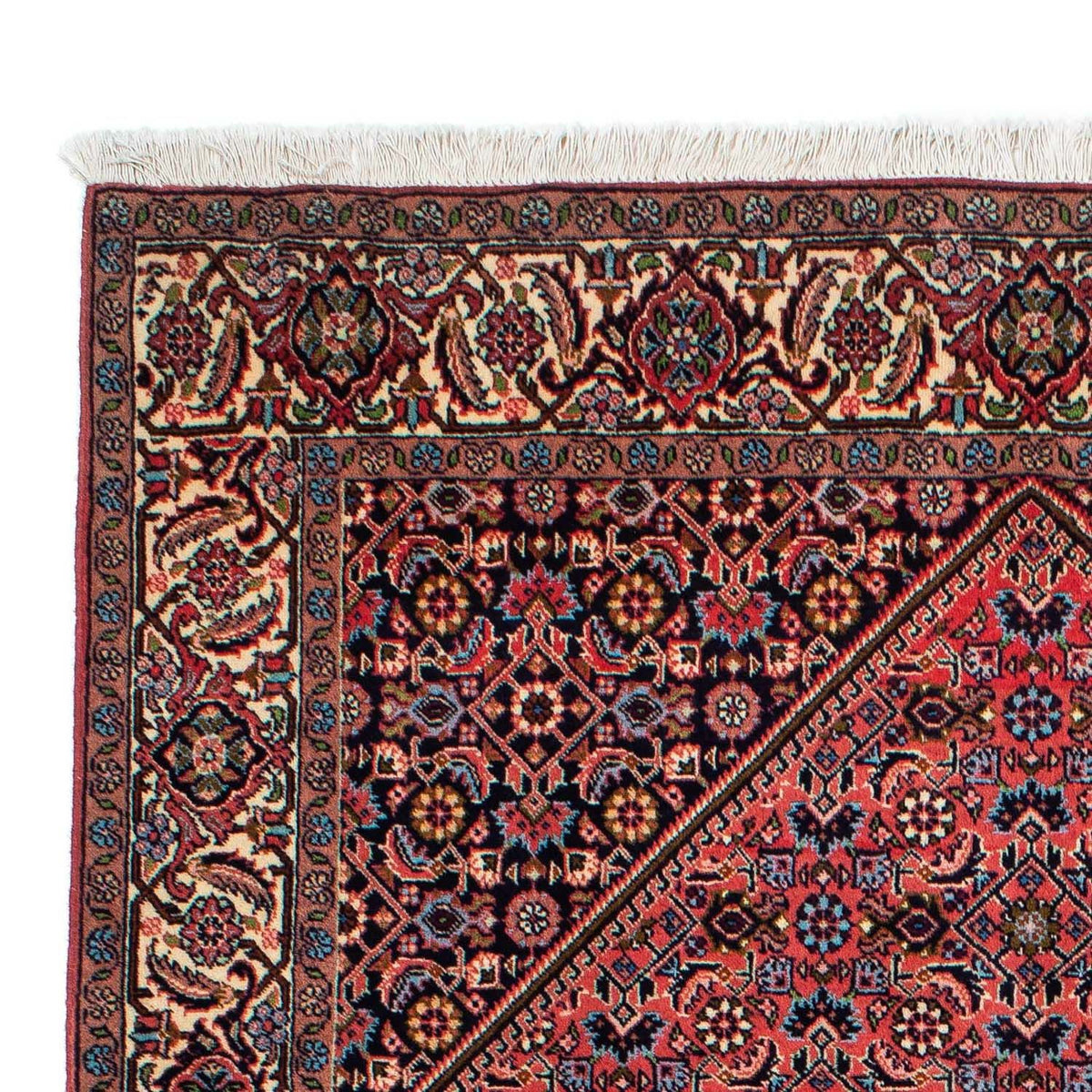 Tapis persan - Bidjar - 232 x 141 cm - rouge