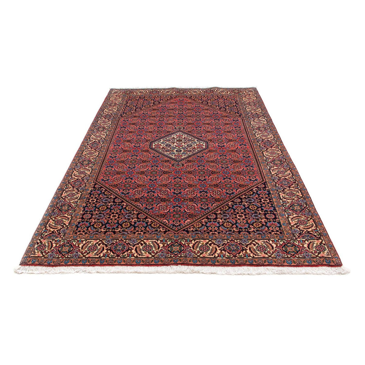 Tapis persan - Bidjar - 232 x 141 cm - rouge