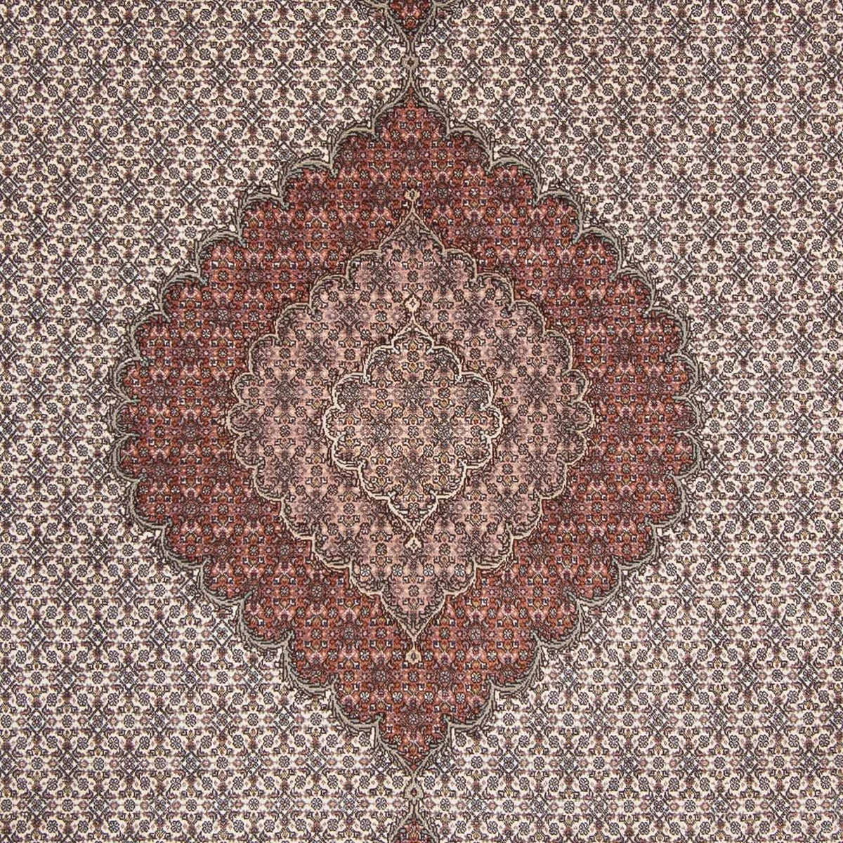 Tapis persan - Tabriz - 307 x 202 cm - marron