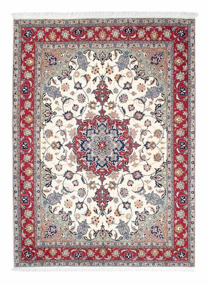 Tapis persan - Tabriz - Royal - 206 x 154 cm - beige