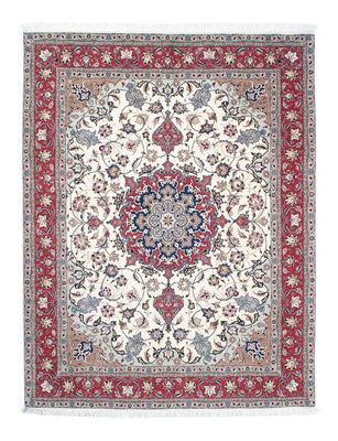 Tapis persan - Tabriz - Royal - 202 x 156 cm - beige