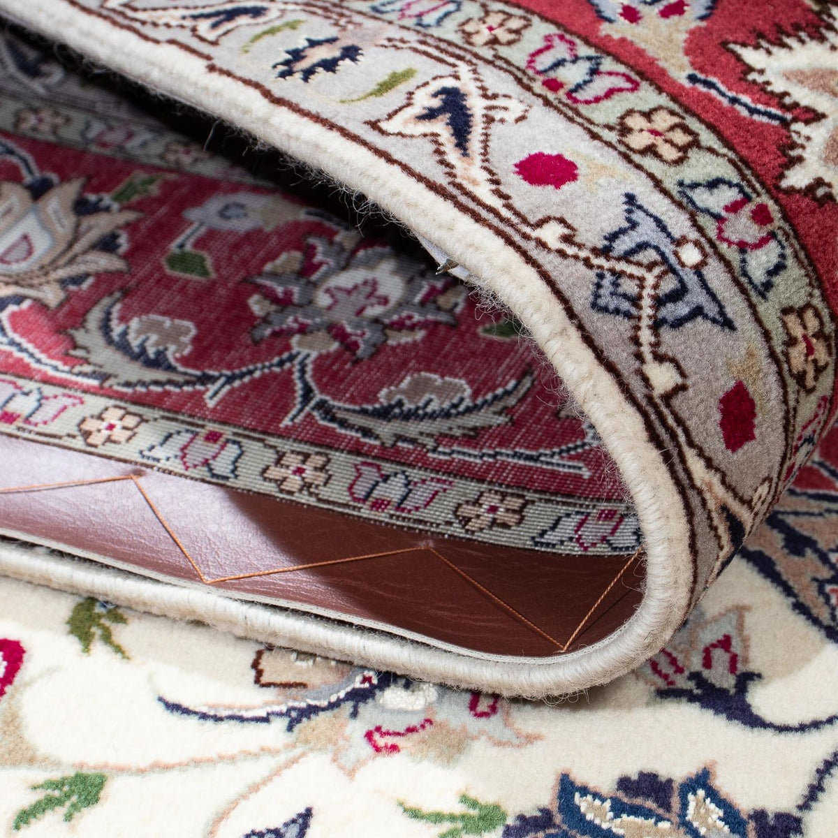 Tapis persan - Tabriz - Royal - 202 x 156 cm - beige