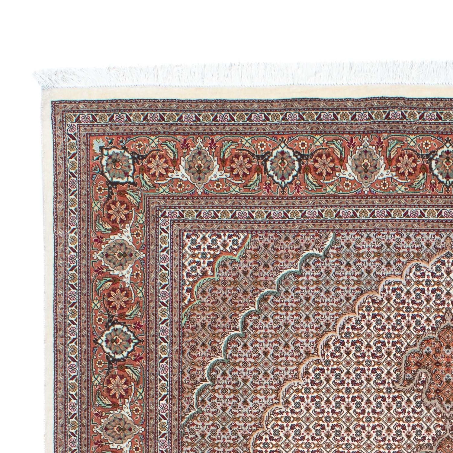 Tapis persan - Tabriz - 203 x 153 cm - beige