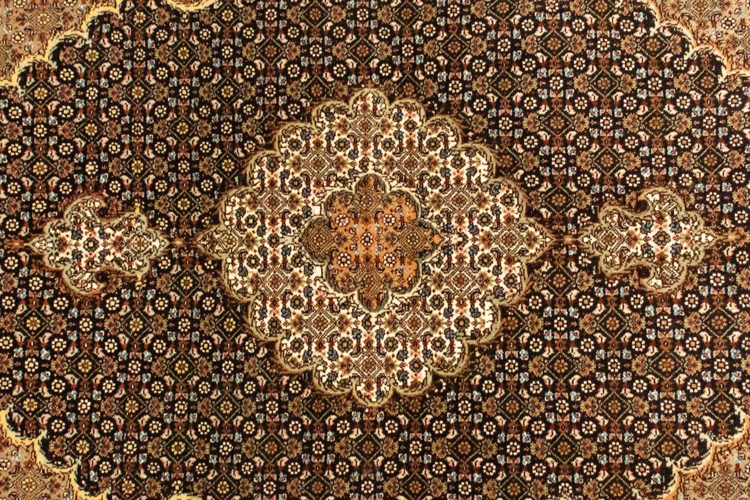 Tapis persan - Tabriz - Royal - 150 x 105 cm - bleu foncé