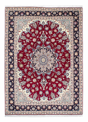 Tapis persan - Tabriz - Royal - 207 x 155 cm - rouge foncé