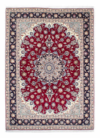 Tapis persan - Tabriz - Royal - 207 x 155 cm - rouge foncé