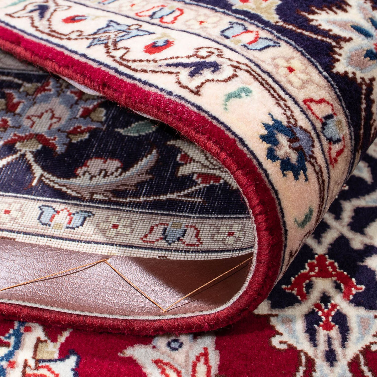 Tapis persan - Tabriz - Royal - 207 x 155 cm - rouge foncé