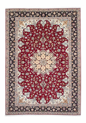 Tapis persan - Tabriz - Royal - 305 x 205 cm - rouge foncé