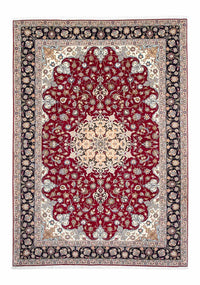 Tapis persan - Tabriz - Royal - 305 x 205 cm - rouge foncé
