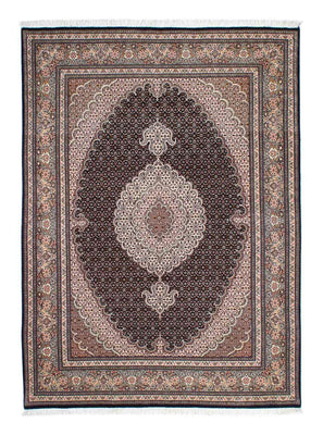 Tapis persan - Tabriz - Royal - 208 x 150 cm - marron clair