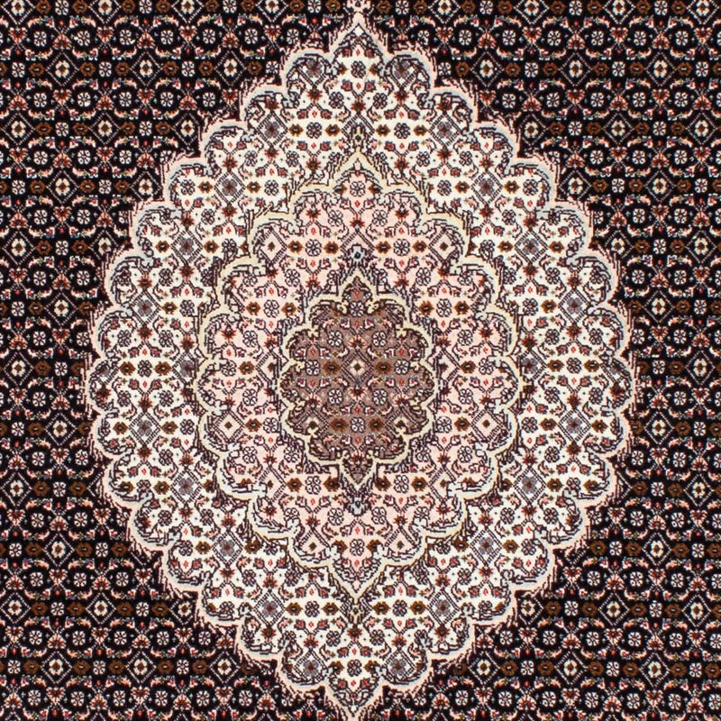 Tapis persan - Tabriz - Royal - 208 x 150 cm - marron clair