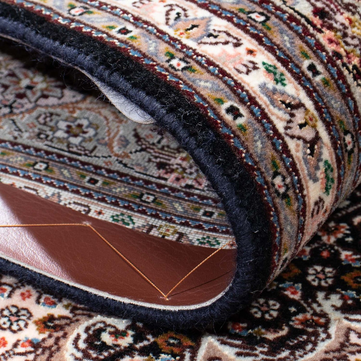 Tapis persan - Tabriz - Royal - 208 x 150 cm - marron clair