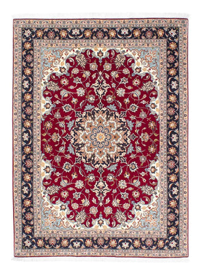 Tapis persan - Tabriz - Royal - 207 x 153 cm - rouge foncé