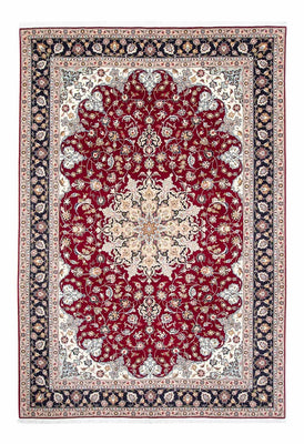 Tapis persan - Tabriz - Royal - 302 x 203 cm - rouge foncé